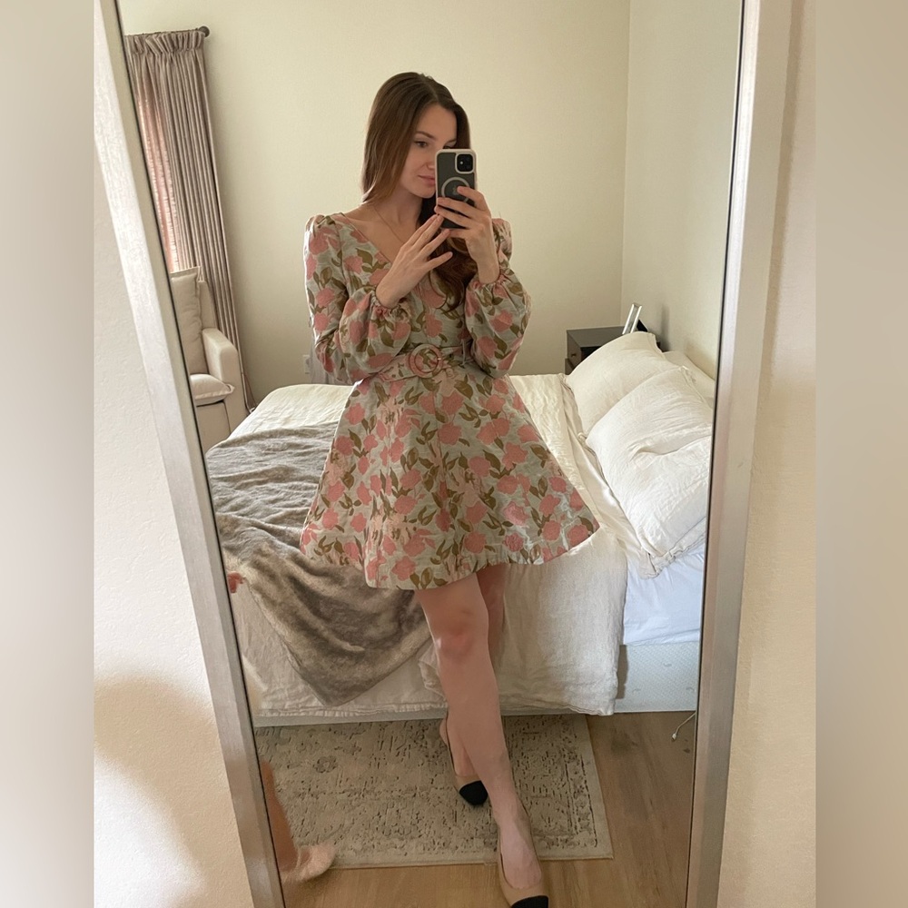 Pink Floral That’s Amore Mini Dress
